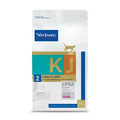 Virbac Cat Kidney & Joint KJ2 - Диетична храна за котки с бъбречна недостатъчност - 1,5 кг