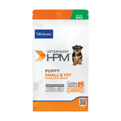 Virbac HPM Puppy Small & Toy Dog- за кученца мини и малки породи  - 1,5 кг