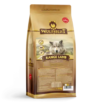 Wolfsblut Range Lamb Small Breed - суха храна за дребни породи кучета с агнешко и ориз, 2 кг