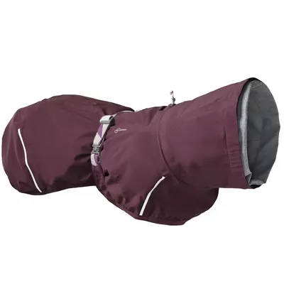 Hurtta Mudventure Dog Coat ECO Eggplant – непромокаемо яке за куче цвят патладжан