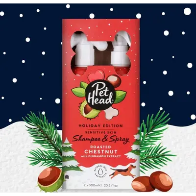 Pet Head Christmas Giftset - Кколеден комплект шампоан и спрей, 2х300 мл