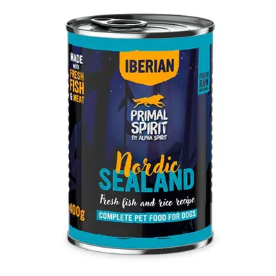 Primal Spirit Nordic Sealand - Пълноценна мокра храна за кучета с прясна риба - консерва 400 г