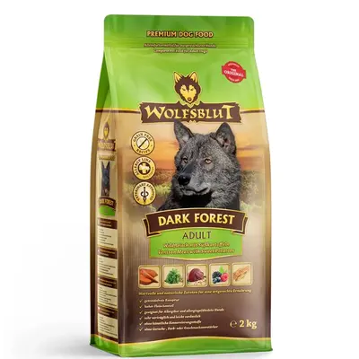 Wolfsblut Dark Forest Adult - суха храна за кучета с дивечово месо и сладки картофи, 2 кг