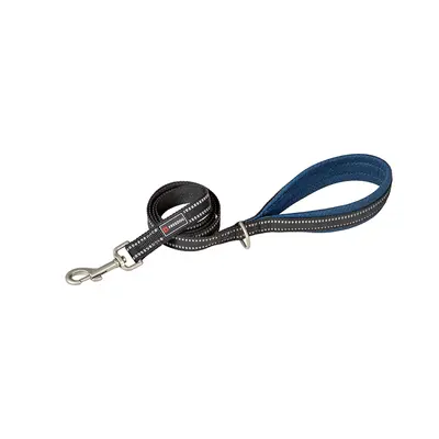 FreeDog Shiva Leash Navy Blue L - Повод за куче, син, 25 мм / 120 см