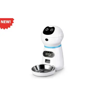 Pet Interest Pet Feeder "Robot" - Автоматична хранилка робот за кучета и котки -3,5 L