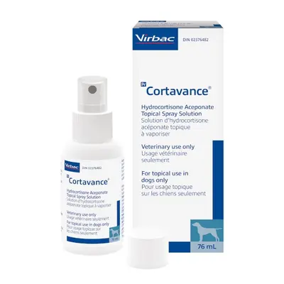 Virbac Cortavance - за симптоматично лечение на дерматози при кучета, проявяващи се с възпаление и сърбеж 76 мл.