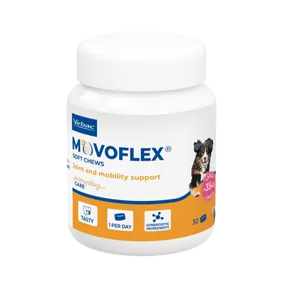 Virbac MOVOFLEX® Soft Chews for Dogs L - За здрави стави, за кучетата над 35 кг - 30 таблетки