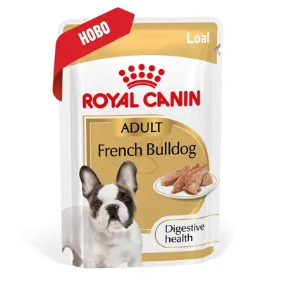 Royal Canin BHN French Bulldog Loaf - Пълноценна мокра храна за кучета порода френски булдог над 12 месеца - Пастет в пауч 12 х 85 г