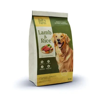 Rolf’s Farm Adult Lamb&Rice – храна за кучета над 1 година с агне и ориз, 3 кг