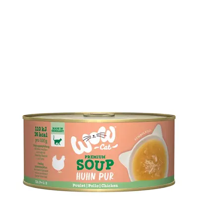 WOW Cat Soup with Chicken - Супа за котки с пиле - консерва 70 г
