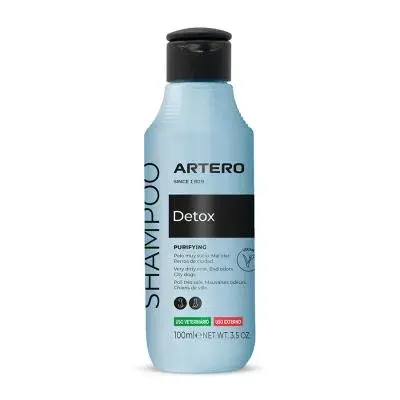 Artero Shampoo Detox - Възстановяващ и обезмасляващ шампоан за кучета и котки, 100 mL