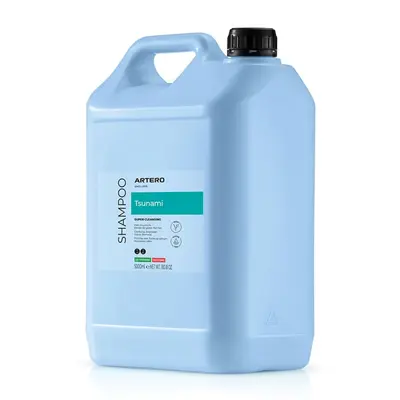 Artero Tsunami Shampoo - премахва омазняване и петна, дезодорира преди основния шампоан, 5L