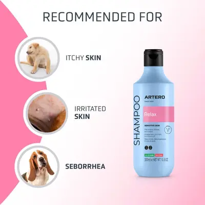 Artero Relax Dermis Plus - хипоалергенен шампоан, 300mL