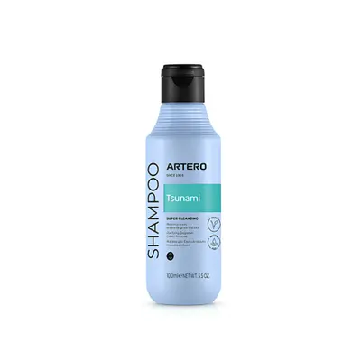 Artero Tsunami Shampoo - Супер почистващият шампоан, който щади кожата, 100mL