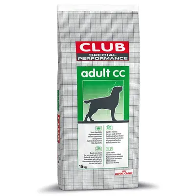 Royal Canin Club Special Performance Adult CC - Пълноценна суха храна за пораснали, нормално активни кучета - 15 кг