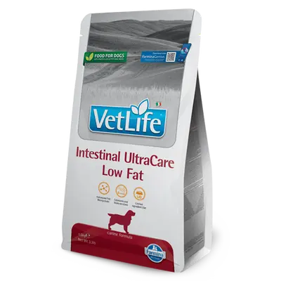 Farmina Vet Life Canine Intestinal Ultracare Low Fat - Диета за кучета с екзокринна панкреатитна недостатъчност