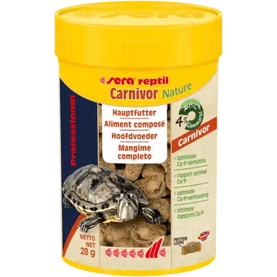 sera Reptil Professional Carnivor Nature за месоядни, 100 мл