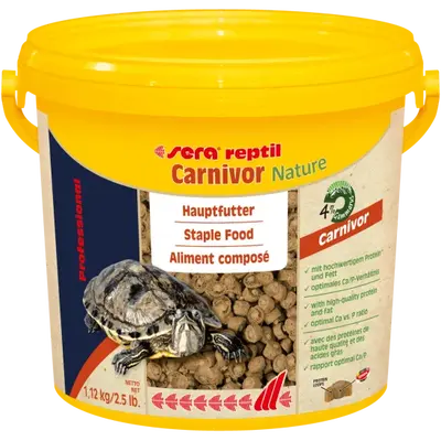 sera Reptil Professional Carnivor Nature за месоядни, 3 800 мл