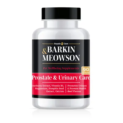 Barkin & Meowson Urinary and Prostate Care - добавка за пикочните пътища и простатата, 90 табл.