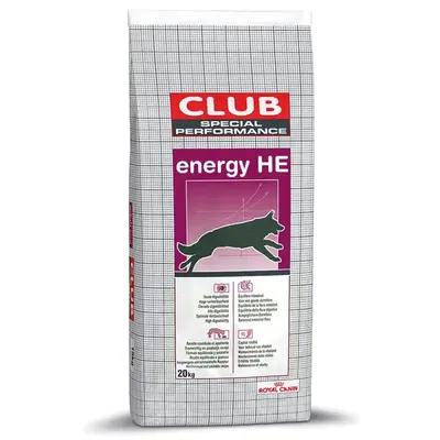 Royal Canin Club Pro Energy HE - Пълноценна храна за пораснали кучета с високо ниво на активност - 20 кг