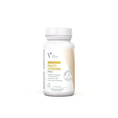 Vet Expert Multivitamin MINI - витаминно-минерален комплекс за котки и кучета от малки породи, 30 капсули