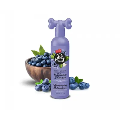 Pet Head Berry Bright Whitening Shampoo – изсветляващ шампоан за кучета с бяла или светла козина, 300 мл