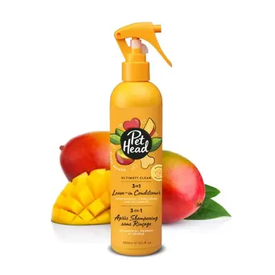 Pet Head Ultimutt Clean 3-in- Conditioner – балсам за кучета без отмиване, тройно действие: разплита, дезодорира и подхранва козината, 300 мл