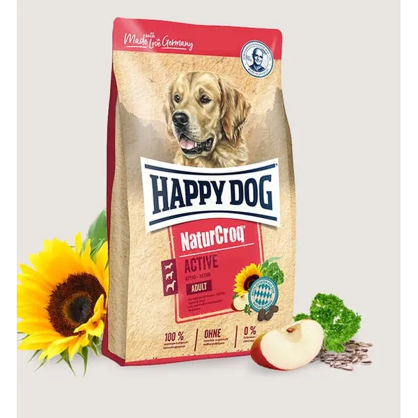 Happy Dog NaturCroq Active - суха храна за активни кучета - 15 кг