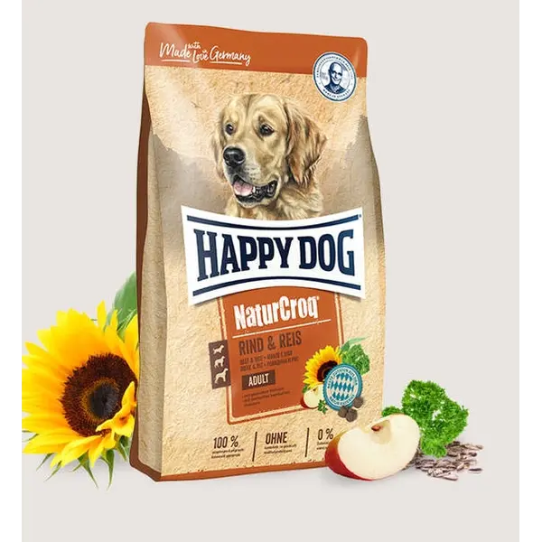 Happy Dog NaturCroq Beef & Rice суха храна за кучета с говеждо и ориз