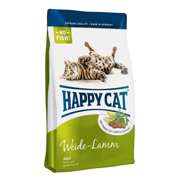 Happy Cat Adult Weide Lamm суха храна за котки с агнешко
