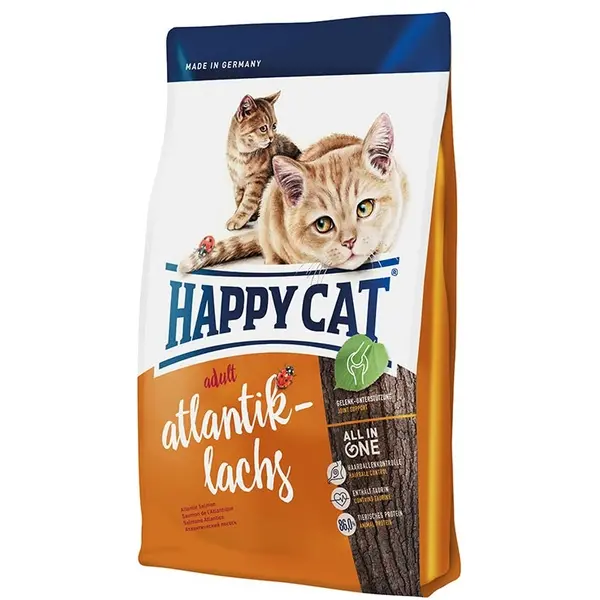 Happy Cat Adult Atlantik Lachs суха храна за котки със сьомга