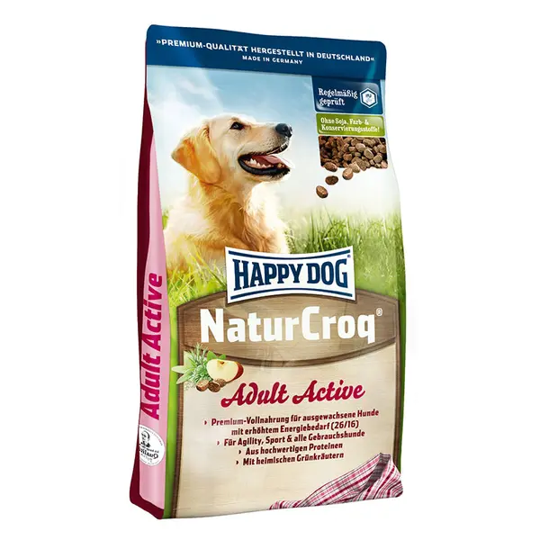 Happy Dog NaturCroq Active - суха храна за активни кучета - 15 кг