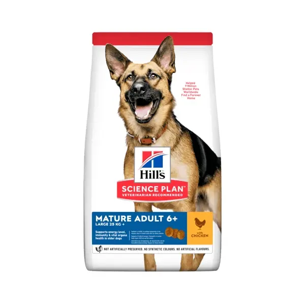Hill's Science Plan Canine Adult Mature Large Breed Chicken - храна за кучета едри породи над 5г - 14 кг