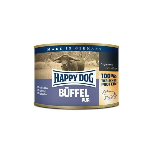 Happy Dog - мокра храна за кучета със 100% биволско месо