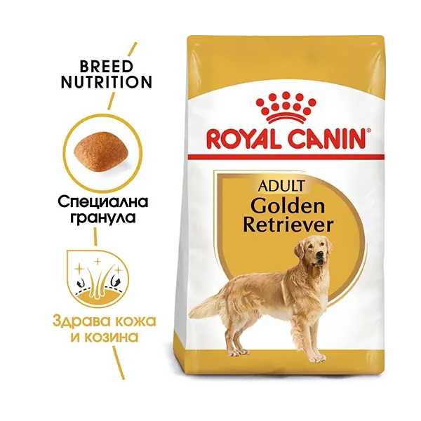 Royal Canin Golden Retriever Adult - за кучета порода Голдън Ретривър на възраст над 15 месеца