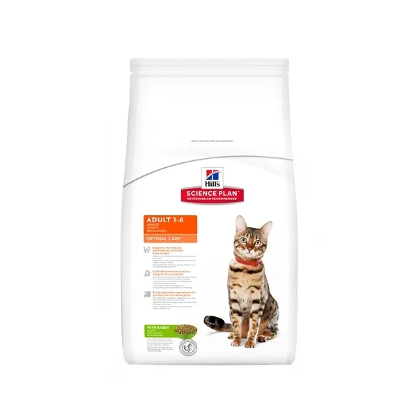 Hill's SP Feline Adult Optimal Care Rabbit 2 kg