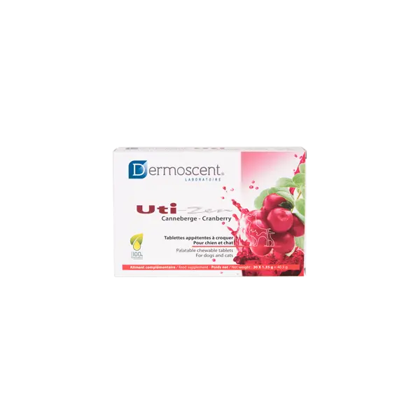 Dermoscent Uti-Zen - за кучета и котки с уринарни проблеми - 30 таблетки