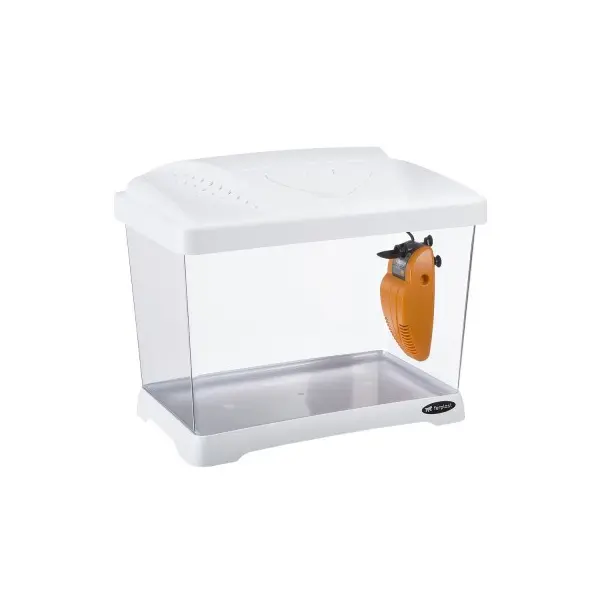 Аквариум Ferplast Capri Junior White - Оборудван пластмасов аквариум 21 л,  41 х 26.5 х h 34 см
