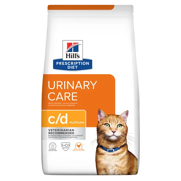 Hill's PRESCRIPTION DIET c/d Multicare Urinary Care - лечебна суха храна за котки с уринарни проблеми, с пилешко