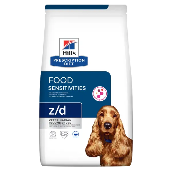 Hill's PRESCRIPTION DIET z/d Food Sensitivities AB+ - лечебна суха храна за кучета с хранителни алергии