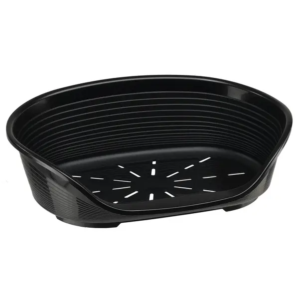 Пластмасово легло с дюшече за кучета и котки Ferplast Siesta Deluxe 2 Black