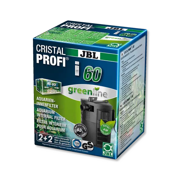 JBL CristalProfi i60 greenline - вътрешен филтър за аквариуми от 40 до 80 л