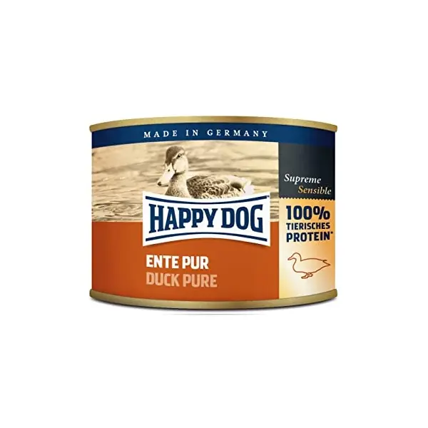 Happy Dog - мокра храна за куче със 100% патешко месо