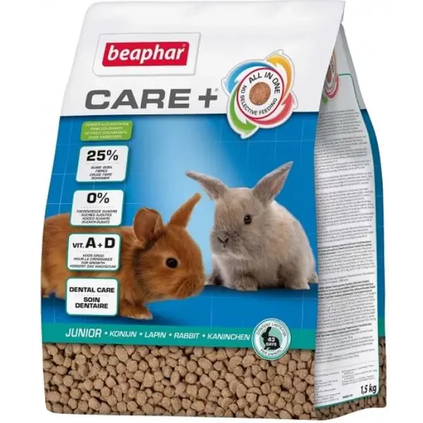 Beaphar Care+ Rabbit Junior 1.5 kg - СРОК 09/2026