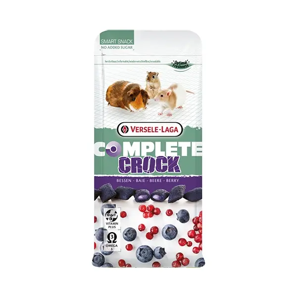 Versele-Laga Crock Complete Berry - лакомство за гризачи с горски плодове - 50 гр.
