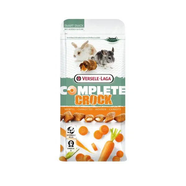 Versele-Laga Crock Complete Carrot - лакомство за гризачи с морков - 50 гр.