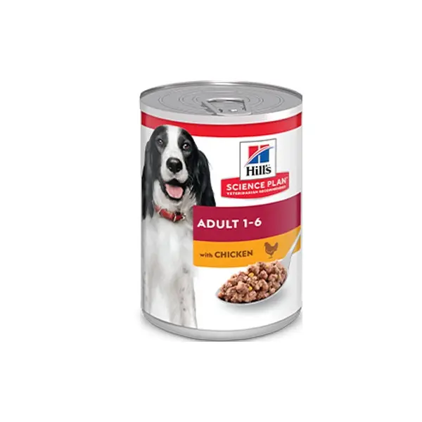 Hill's Science Plan Canine Adult Chicken - мокра храна за кучета с пилешко, консерва 370 гр.