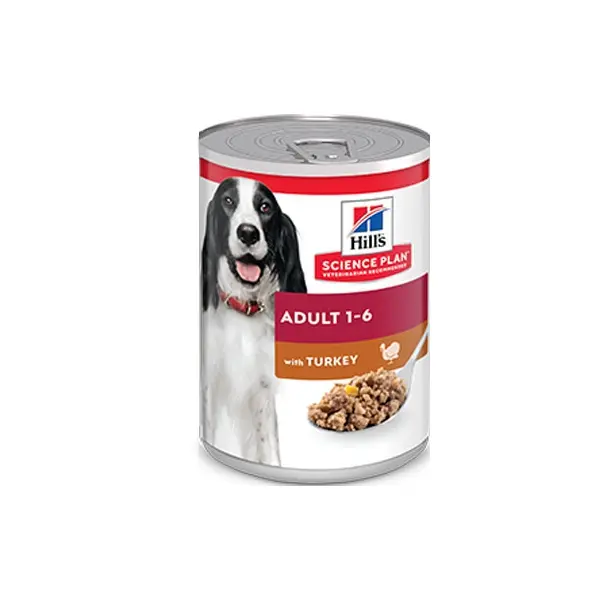 Hill's Science Plan Canine Adult Turkey - мокра храна за кучета с пуешко, консерва 370 гр.