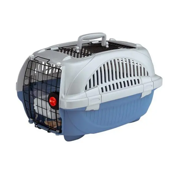Транспортна клетка за кучета и котки Ferplast Atlas 10 Deluxe Open - Синя