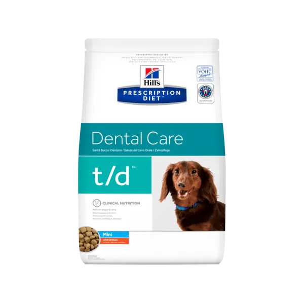Hill's PD t/d Dental Care Mini -  суха лечебна храна за кучета